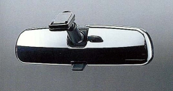 Chromed interior mirror screen